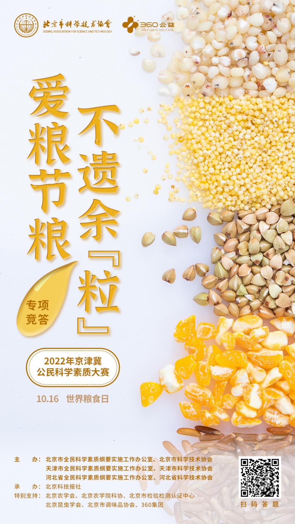 第42个世界粮食日：“爱粮节粮，不遗余‘粒’”