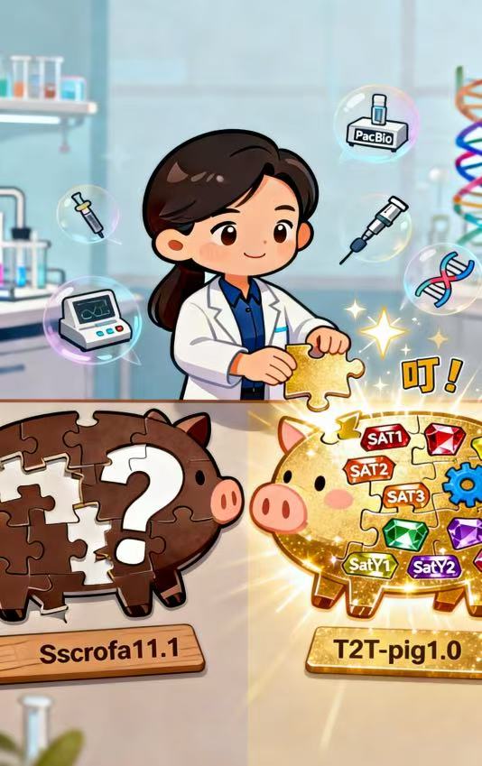 猪基因组不再有秘密？中国农大补全家猪基因组“最后一页”