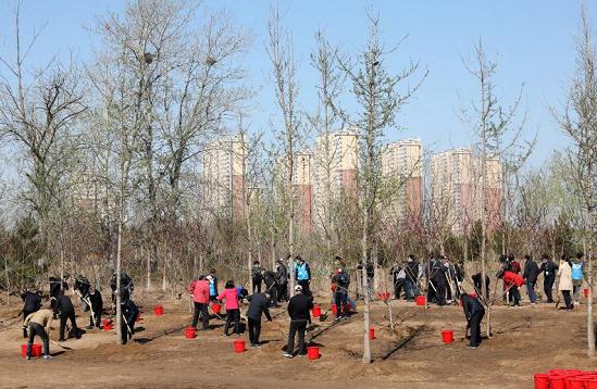 2020年共和国部长义务植树活动在京举行