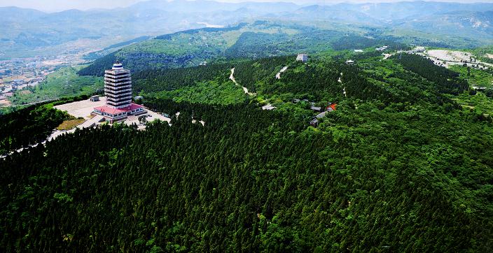 全国第二处“林业英雄林”在淄博市原山林场落成