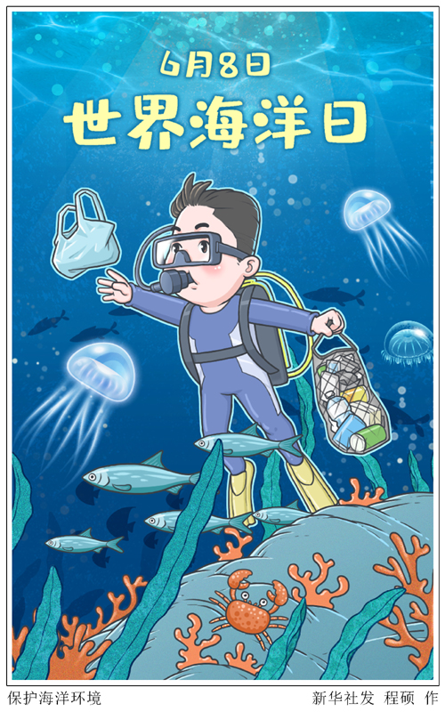 漫画：保护海洋环境