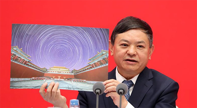 中国这十年丨故宫星轨图背后：北京蓝天白云不再是“奢侈品”