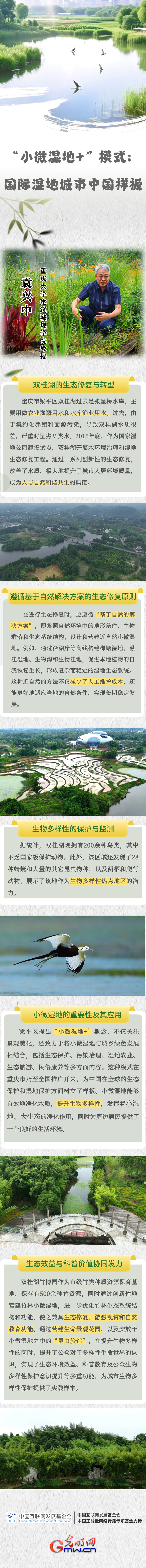 “两山”理念与美丽中国丨“小微湿地+”模式：国际湿地城市中国样板