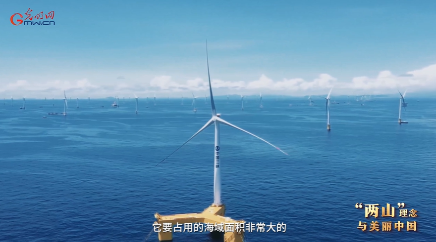 “两山”理念与美丽中国丨长风入海 绿电生澜